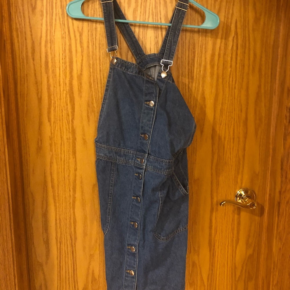Denim Overall Dress